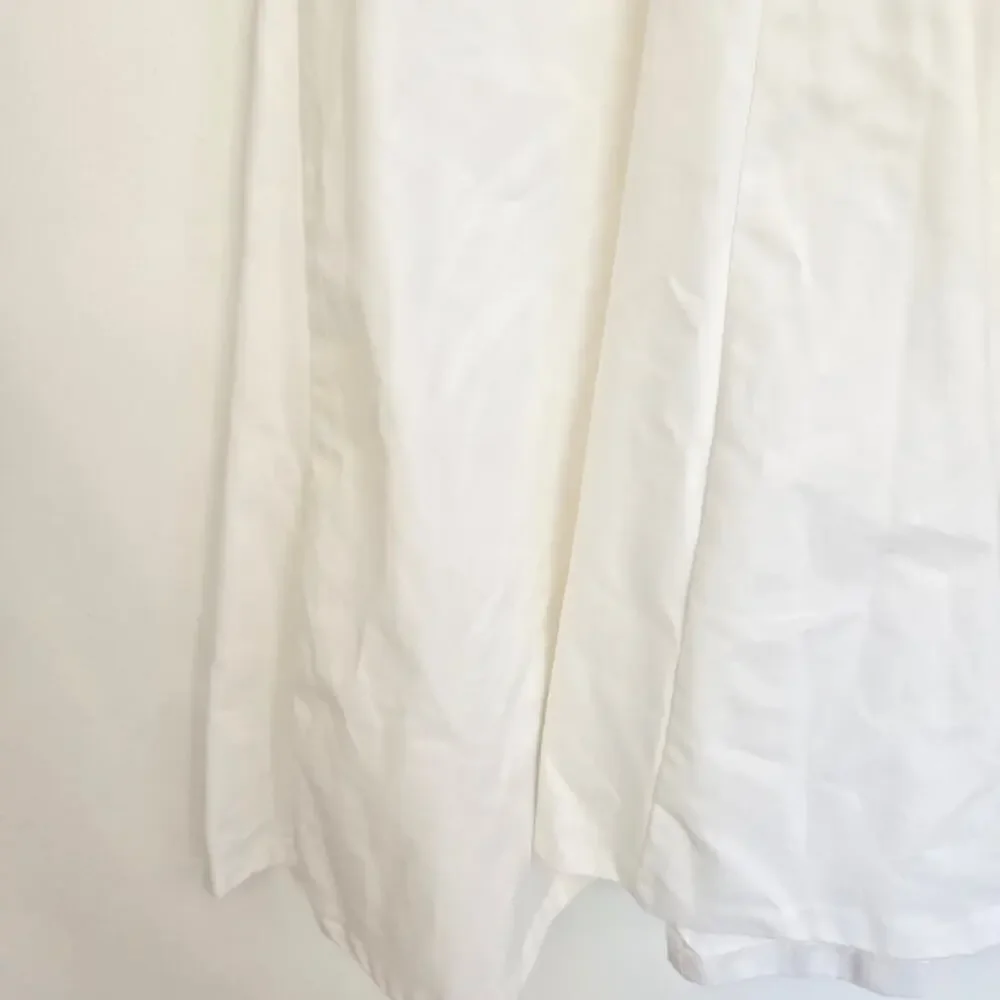 Zara ZW Collection Cape Skirt White Minimalist Maxi Thick Full Vacation Wmoen XS - Picture 6 of 13